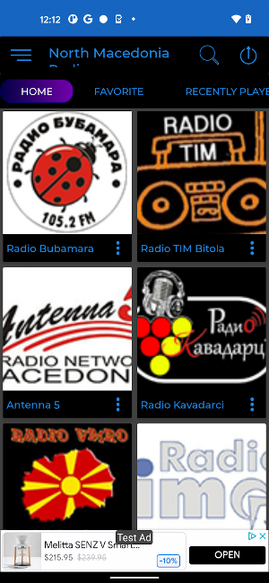 North Macedonia Radio + Rec Screenshot 1