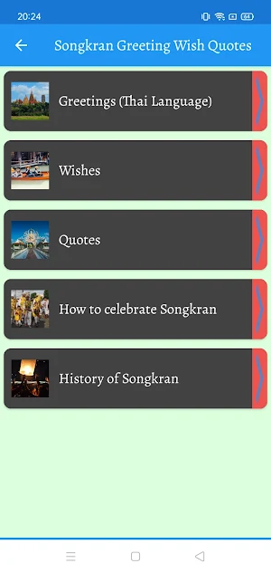Songkran Wishes: Quotes Wishes Screenshot 1