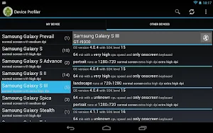 Device Profiler Screenshot 3