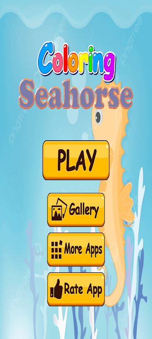Seahorse Coloring Screenshot 1