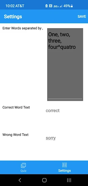 Spelling Quiz Screenshot 0