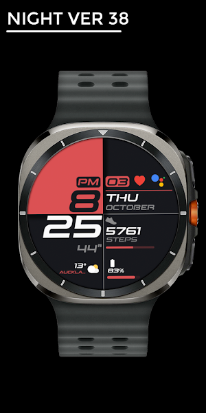 Night ver 38 - watch face Screenshot 0