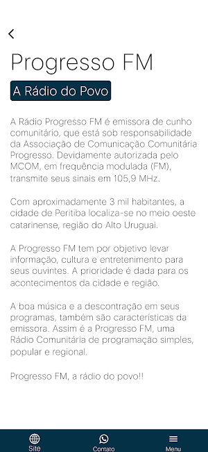 Progresso FM Screenshot 1