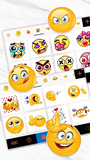 Marble Happiness Keyboard Back Screenshot 3