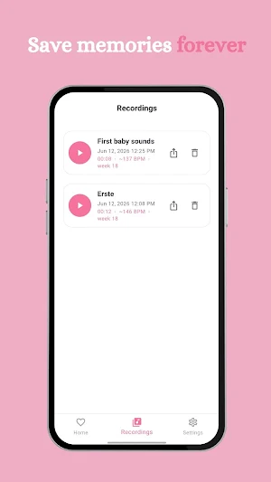 Baby Heartbeat Monitor: Bubli Screenshot 3