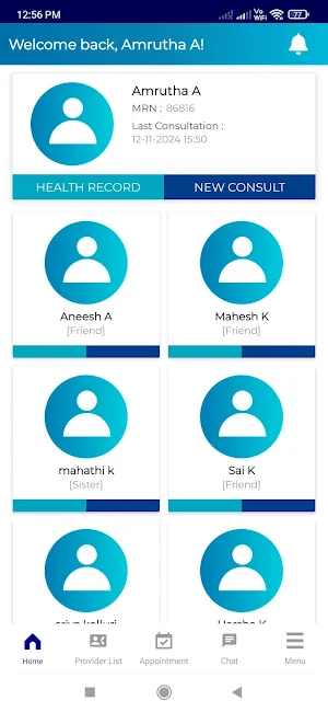 BMH e-Consult Screenshot 2
