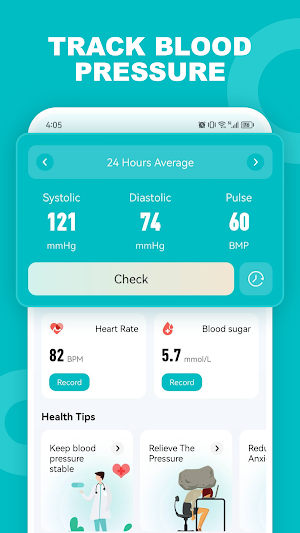 Blood Pressure Health Hub Screenshot 0