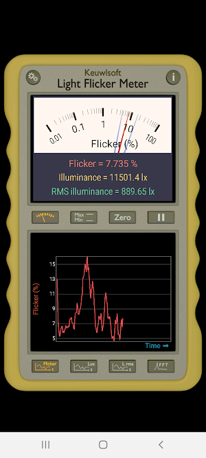 Light Flicker Meter Screenshot 0