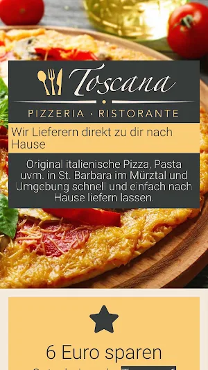 Pizzeria Toscana Screenshot 1