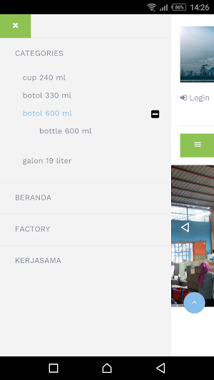 Air Minum SOFTRIDE Screenshot 1