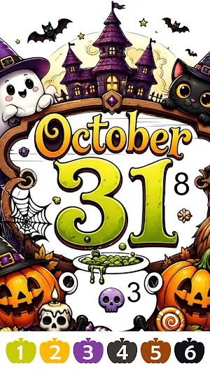 Halloween Art Color Screenshot 2