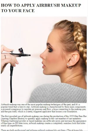 Airbrush Makeup Tutorial Screenshot 2