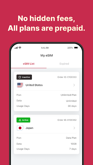 Travel eSIM by Global Mobile Screenshot 3