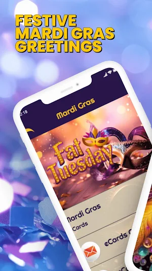 Mardi Gras Parade Cards & GIFs Screenshot 0