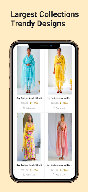 Anarkali Kurti Shopping App Screenshot 2