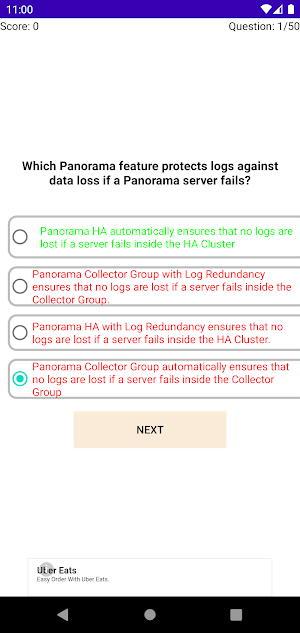 PCNSE Exam Practice Question Screenshot 2