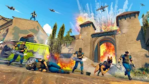 FPS Shooting Battle: Modern Gun Strike War Games Screenshot 3