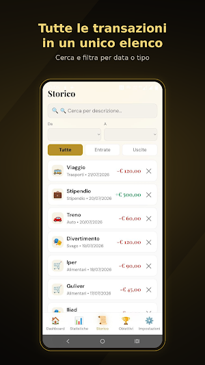 GoldBudget - Budget Planner Screenshot 2