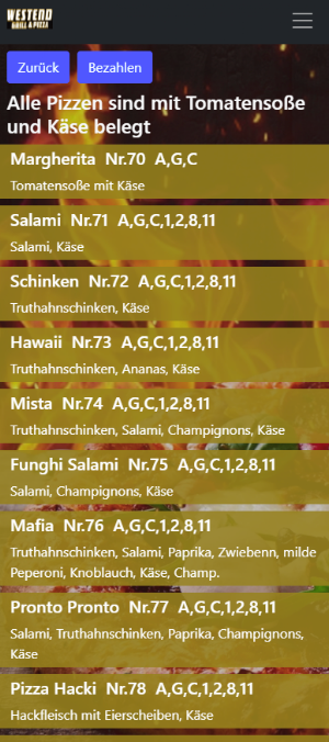 westend grill und pizza Screenshot 1