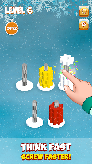 Color Puzzle: Nuts & Bolt Sort Screenshot 1