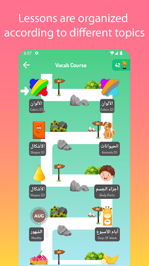 Arabic For Kids And Beginners Screenshot 3