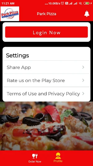 Park Pizza Screenshot 1
