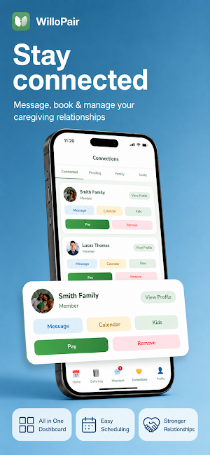WilloPair: Nanny & Caregiver Screenshot 2