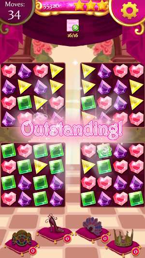 Princess Jewels Fever: Match 3 Screenshot 3