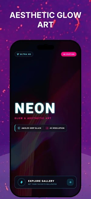 Neon Wallpaper 4K Screenshot 0
