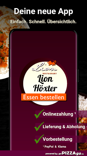 Lion Restaurant Höxter Screenshot 0