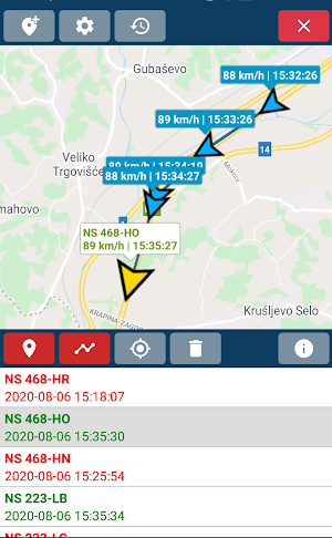GPS Monitor Screenshot 2