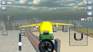 Flying Tuk Tuk Auto Rickshaw Screenshot 3