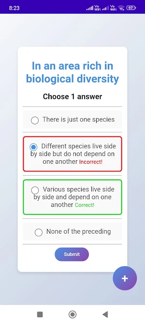 Biodiversity Index Calculator Screenshot 0