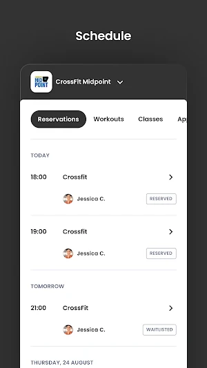 CrossFit Midpoint Screenshot 2