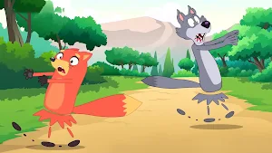 دق دق الباب الثعلب والذئب Screenshot 3
