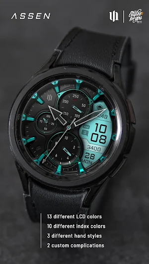 S4U Assen - Hybrid watch face Screenshot 1