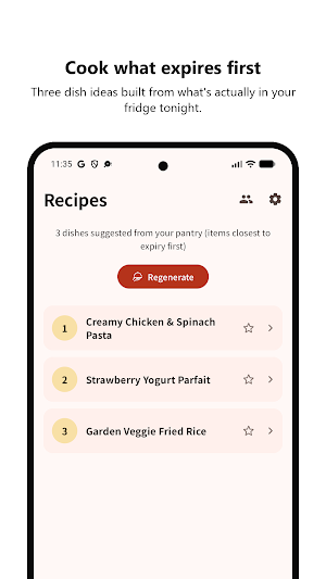 CoFridge Screenshot 2