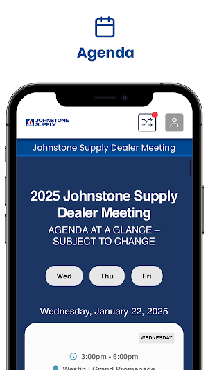 Johnstone's mobile event guide Screenshot 2