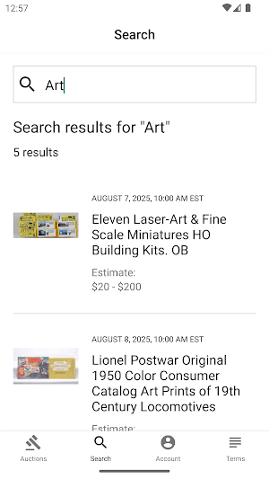 Stout Auctions Screenshot 3