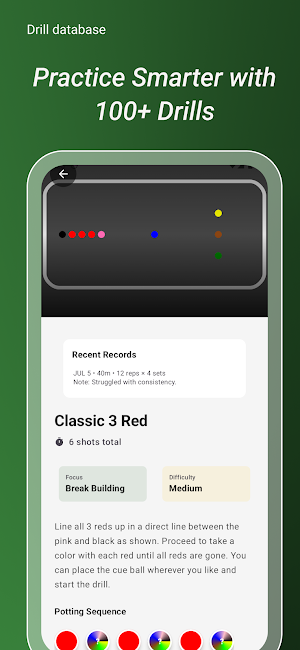 Snooker Self-Trainer Screenshot 1