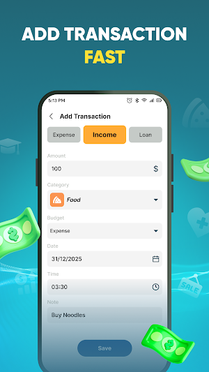 Money Spending Tracker Screenshot 2