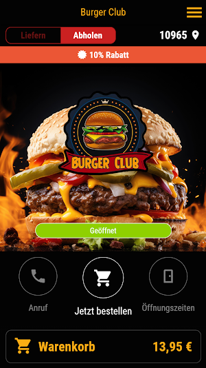 Burger Club Screenshot 0