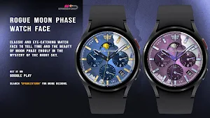 Rogue Moon Phase Watch Face Screenshot 0