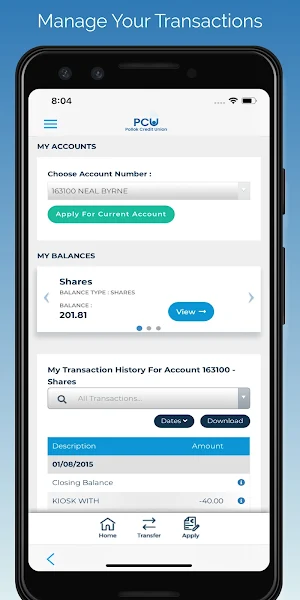 Pollok Credit Union Screenshot 1