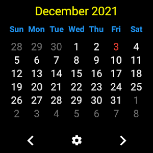 Simple Wear Calendar Screenshot 2