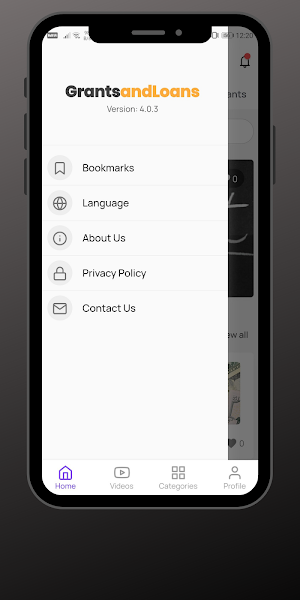 Grants and Loans Screenshot 3