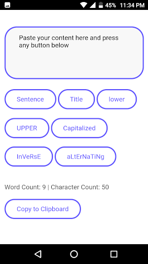 Case Converter Screenshot 0