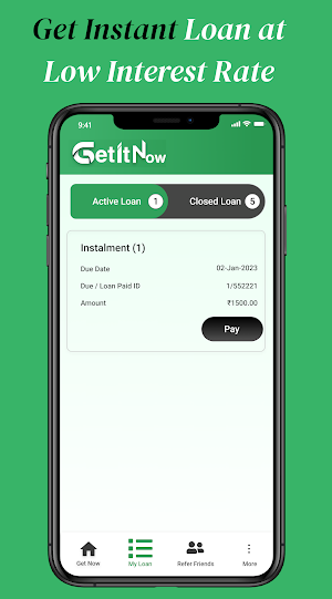 GetItNow: Instant Loan App Screenshot 3