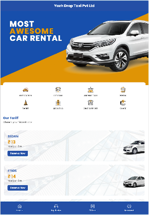 YAZH DROP TAXI - BOOKING APP Screenshot 3