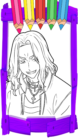 Tokyo Revengers Coloring book Screenshot 2